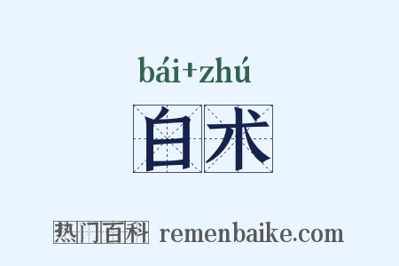 白术是什么意思的图片